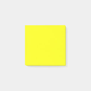 Neon Yellow Solid Color Post-it® Notes