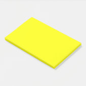 Neon Yellow Solid Color Post-it® Notes (Schuin)