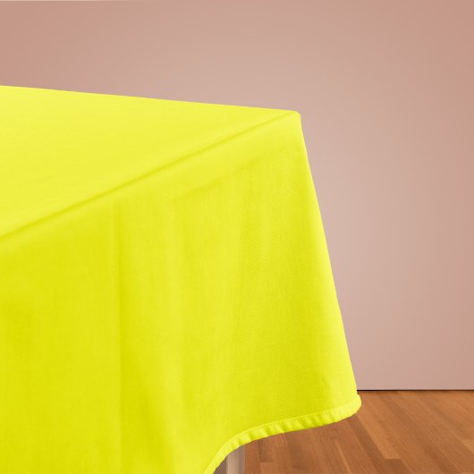 Neon Yellow Solid Color Tafelkleed