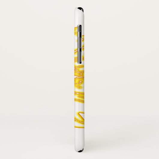Neon Yellow Sunflower Case-Mate iPhone Case (Achterkant/links)