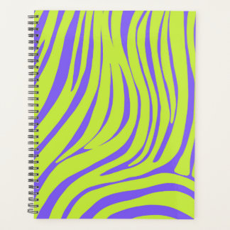 Neon Zebra Patroon Planner Organizer