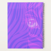 Neon Zebra Patroon Planner Organizer (Achterkant)