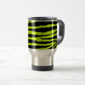 Neon Zebra Travel Mug Reisbeker (Voorkant rechts)