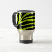 Neon Zebra Travel Mug Reisbeker (Voorkant links)