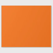 Neon Zonsondergang Oranje Effen Kleur | Klassiek | Cadeaupapier (Vlak)