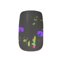 Neon zwarte kat met gloeiende ogen