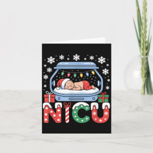 Neonatale Intensive Care Unit Kerst Grappige Nicu Kaart