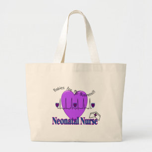 Neonatale zurencadeauideeën—unieke Design Grote Tote Bag