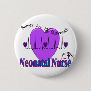 Neonatale zurencadeauideeën—unieke Design Ronde Button 5,7 Cm