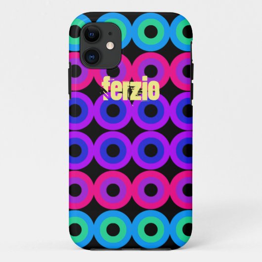 Neoncirkels Case-Mate iPhone Case (Achterkant)