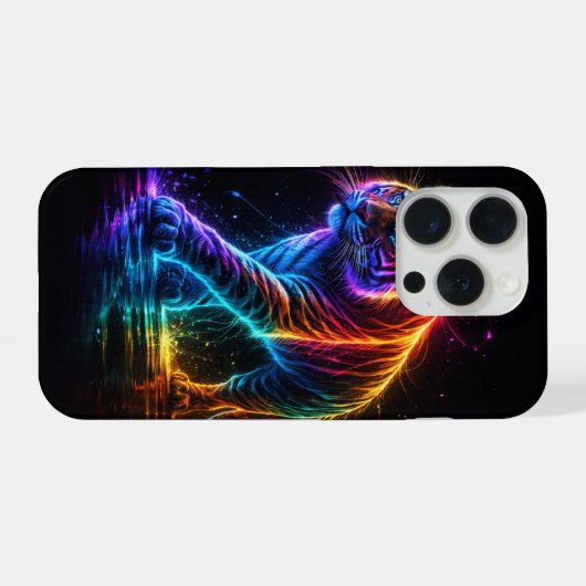 Neonfarbener Tiger (Verso Horizontal)