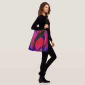 neongloeitulp crossbody tas (Op model)