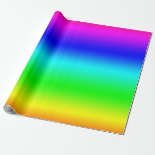 Neongradiënt Cadeaupapier