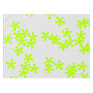 neongroen slijm grijs leuk kinder tafelkleed