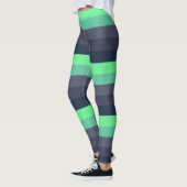 Neongroene gloeistripe Leggings (Links)
