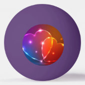 neonharten Valentijnsdag Pingpongballen (Voorkant)