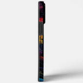 Neonkunst, psychedelisch dennenbos Case-Mate iPhone case (Achterkant / Rechts)