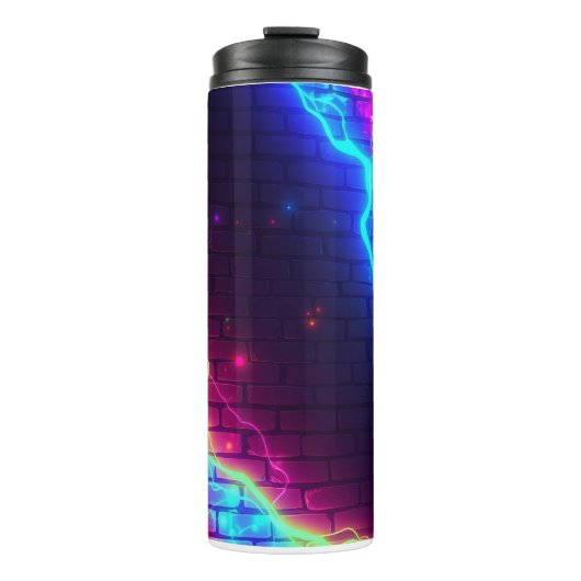Neonlicht Thermosbeker (Voorkant)