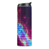 Neonlicht Thermosbeker (Gedraaid links)