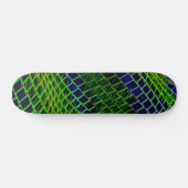 Neonpatroon Skateboard (Horizontaal)