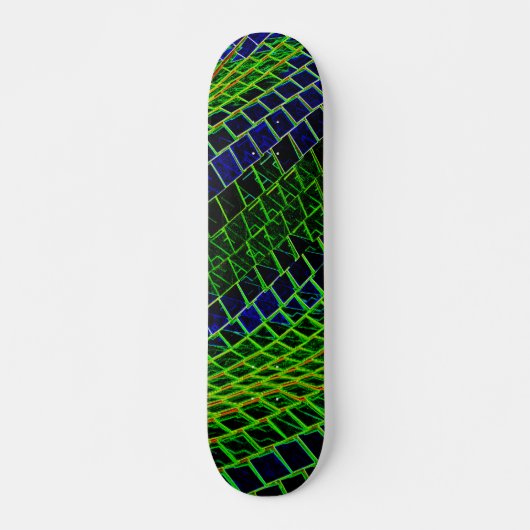 Neonpatroon Skateboard (Voorkant)