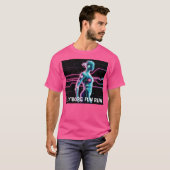 NeonPulse Cyborg Fun Run T-shirt (Voorkant volledig)