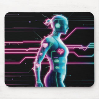 NeonPulse Fitness Tracker Pad Muismat