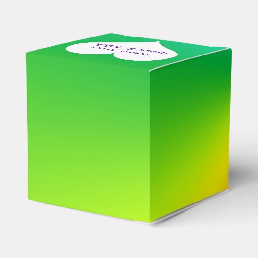 Neonregenboog met hart bedankdoosjes (Achterkant)