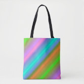 neonregenboogcanvas tas (Voorkant)