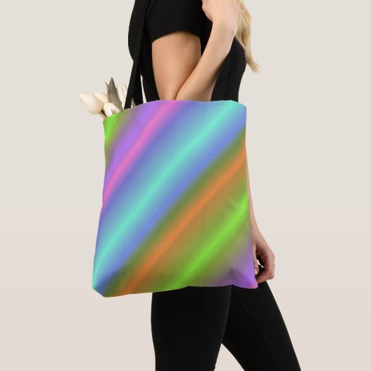 neonregenboogcanvas tas (Dichtbij)