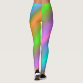 neonregenboogleggings leggings (Achterkant)