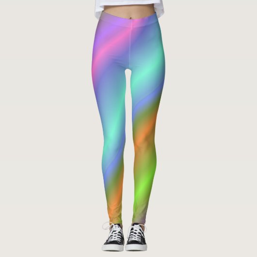 neonregenboogleggings leggings (Voorkant)