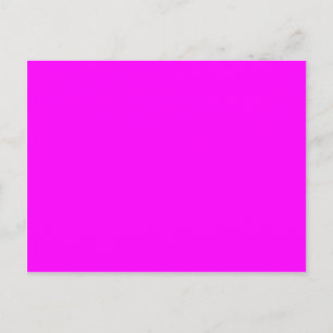 Neonroze hexacode FF00FF Briefkaart