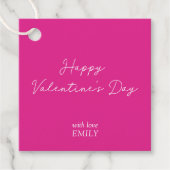 neonroze Valentijnsdag Bedankjes Labels (Voorkant)