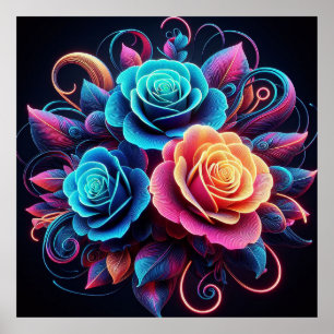 Neonrozen Poster