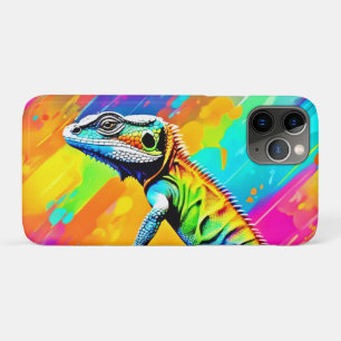 Neonschaal Hagedis iPhone 11 Pro Hoesje