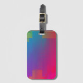 neonschok bagagelabel (Voorkant (verticaal))