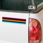 Neonstrepen Bumpersticker (Op Truck)