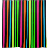 Neonstrepen Douchegordijn (Voorkant)