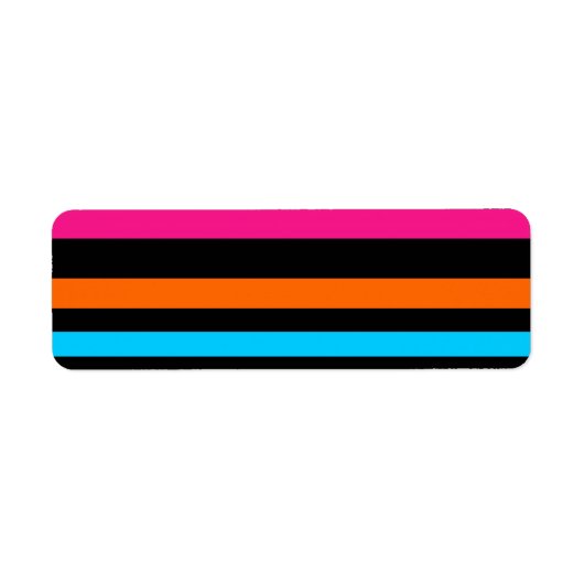 Neonstrepen Etiket (Voorkant)