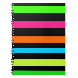 Neonstrepen Notitieboek