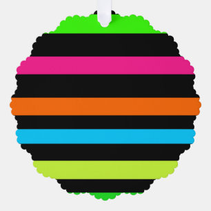 Neonstrepen Ornament Kaart