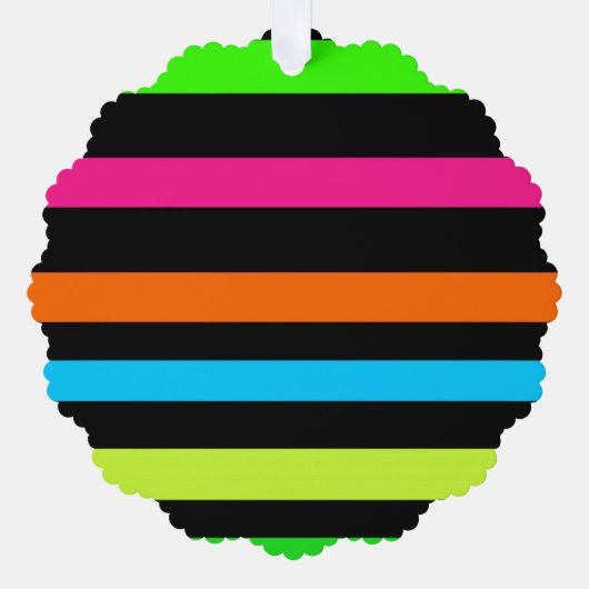 Neonstrepen Ornament Kaart (Voorkant)