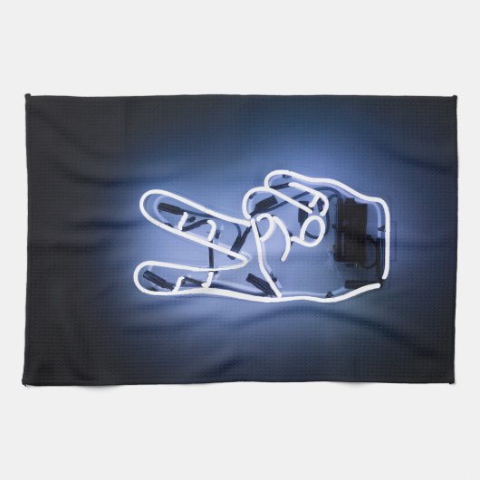 neonstuk theedoek (Horizontaal)