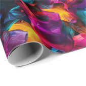 Neonsymmetrie Abstract Cadeaupapier (Rol Hoek)