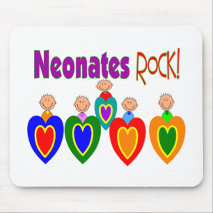 Neontale zuster Gifts "Neonates ROCK" Muismat