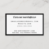 neonteken hallo visitekaartje (Achterkant)