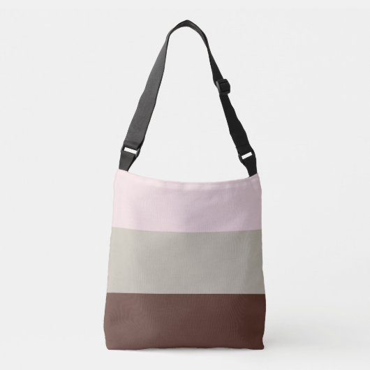 Neopolitan 3 Stripe Crossbody Tas (Voorkant)