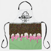 Neopolitan Ice Cream gepersonaliseerd Schort (Voorkant)