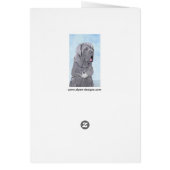 Neopolitan Mastiff-schildering - Oorspronkelijke s (Achterkant)